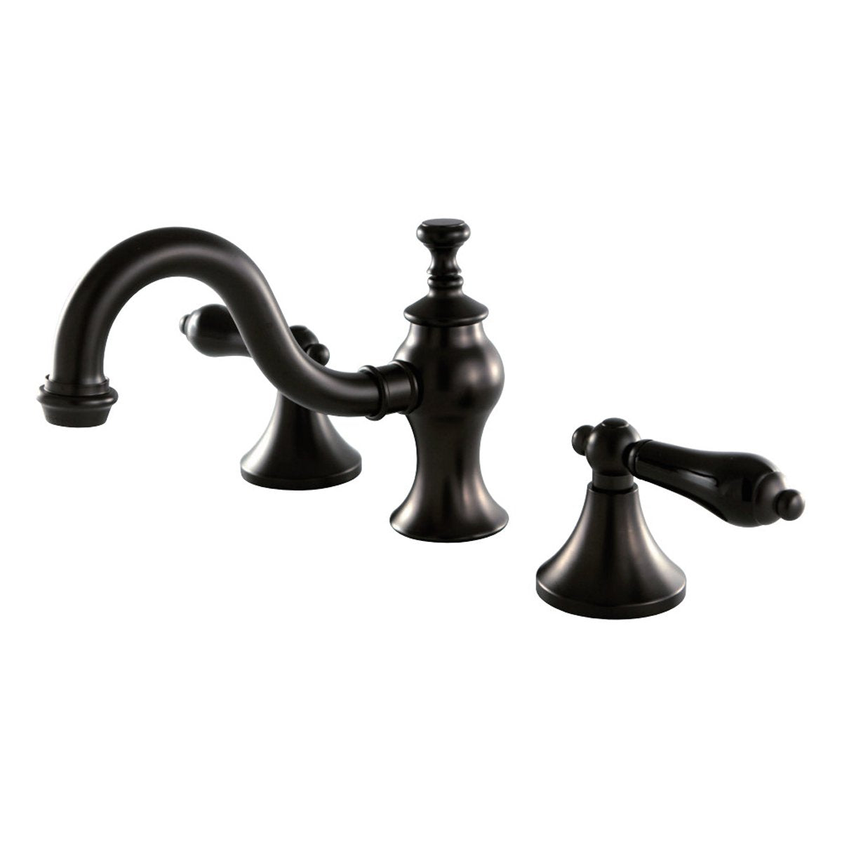 Kingston Brass Duchess Deck Mount 3-Hole 8-Inch Widespread Bathroom Faucet