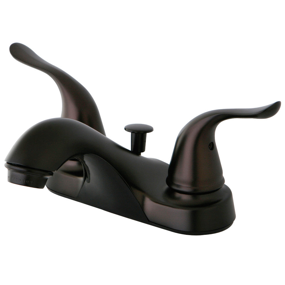 Kingston Brass Yosemite Contemporary 4-inch Centerset Two Handle Lavatory Faucet