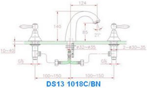 DS13 1018-Bathroom Faucets Fast Shipping at DirectSinks.