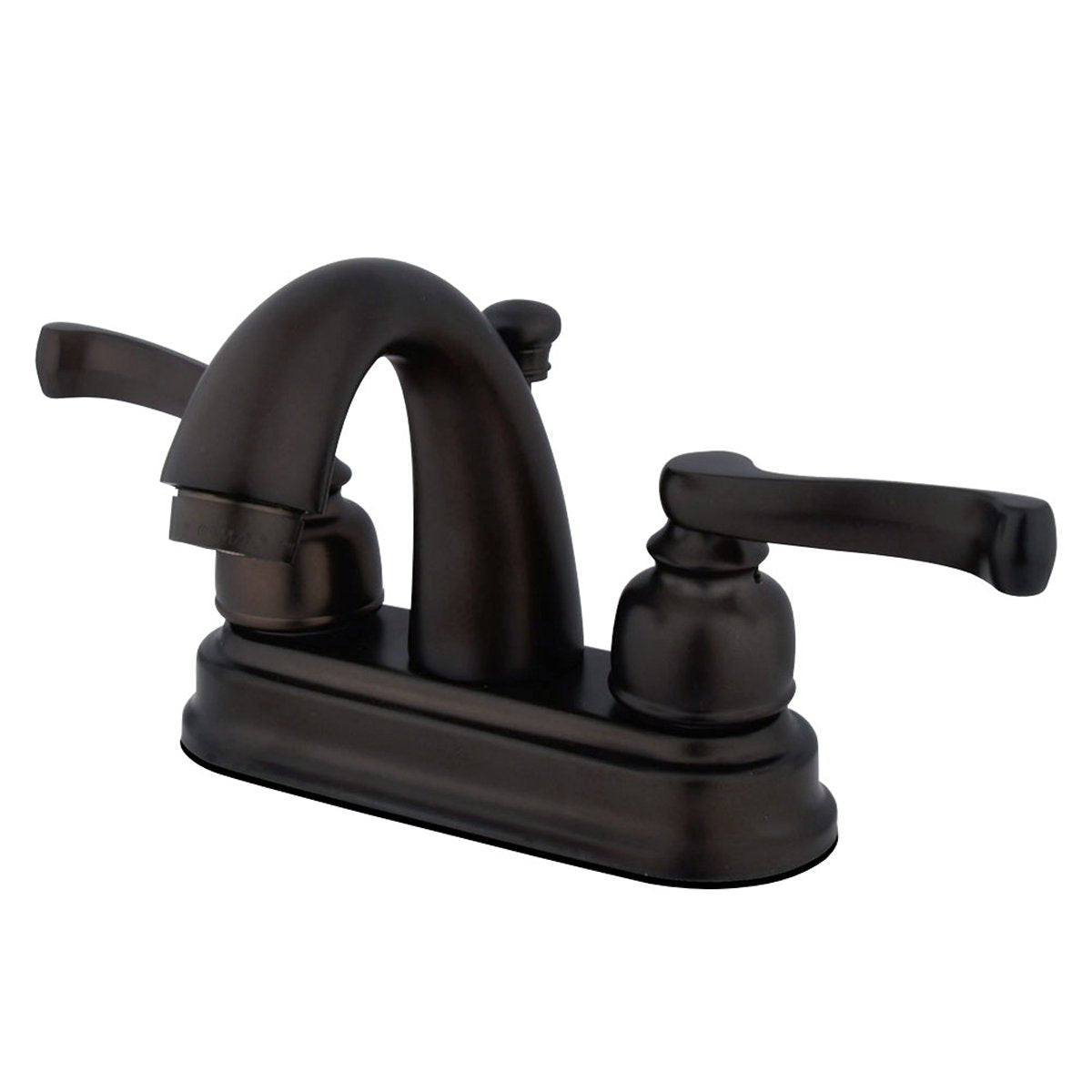 Kingston Brass Lever-Handle 4-Inch Centerset Bathroom Faucet