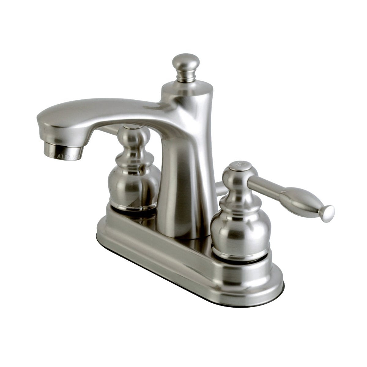 Kingston Brass Knight Deck Mount 4-Inch Centerset Bathroom Faucet