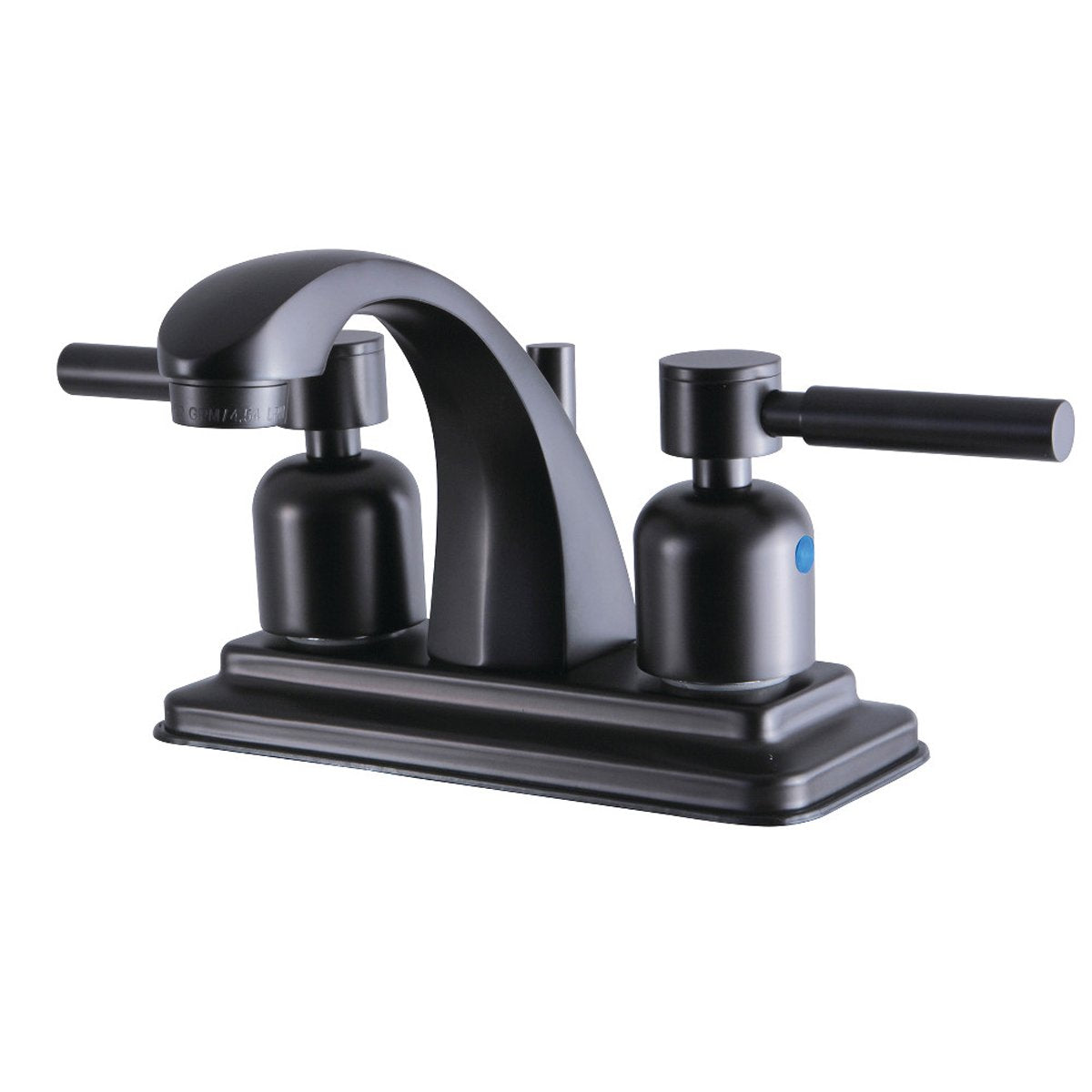 Kingston Brass Concord 4-Inch Centerset Bathroom Faucet with Pop-Up Drain