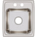 Elkay Lustertone Classic Stainless Steel 15" x 17-1/2" x 7-5/8", Single Bowl Drop-in Bar Sink-DirectSinks