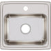Elkay Lustertone Classic Stainless Steel 19" x 18" x 7-5/8", Single Bowl Drop-in Sink-DirectSinks