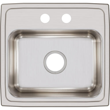 Elkay Lustertone Classic Stainless Steel 19" x 18" x 7-5/8", Single Bowl Drop-in Sink-DirectSinks