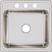 Elkay Lustertone Classic Stainless Steel 22" x 22" x 7-5/8", Single Bowl Drop-in Sink-DirectSinks