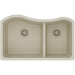 Elkay Quartz Classic 32-1/2" x 20" x 10", 60/40 Double Bowl Undermount Sink-DirectSinks