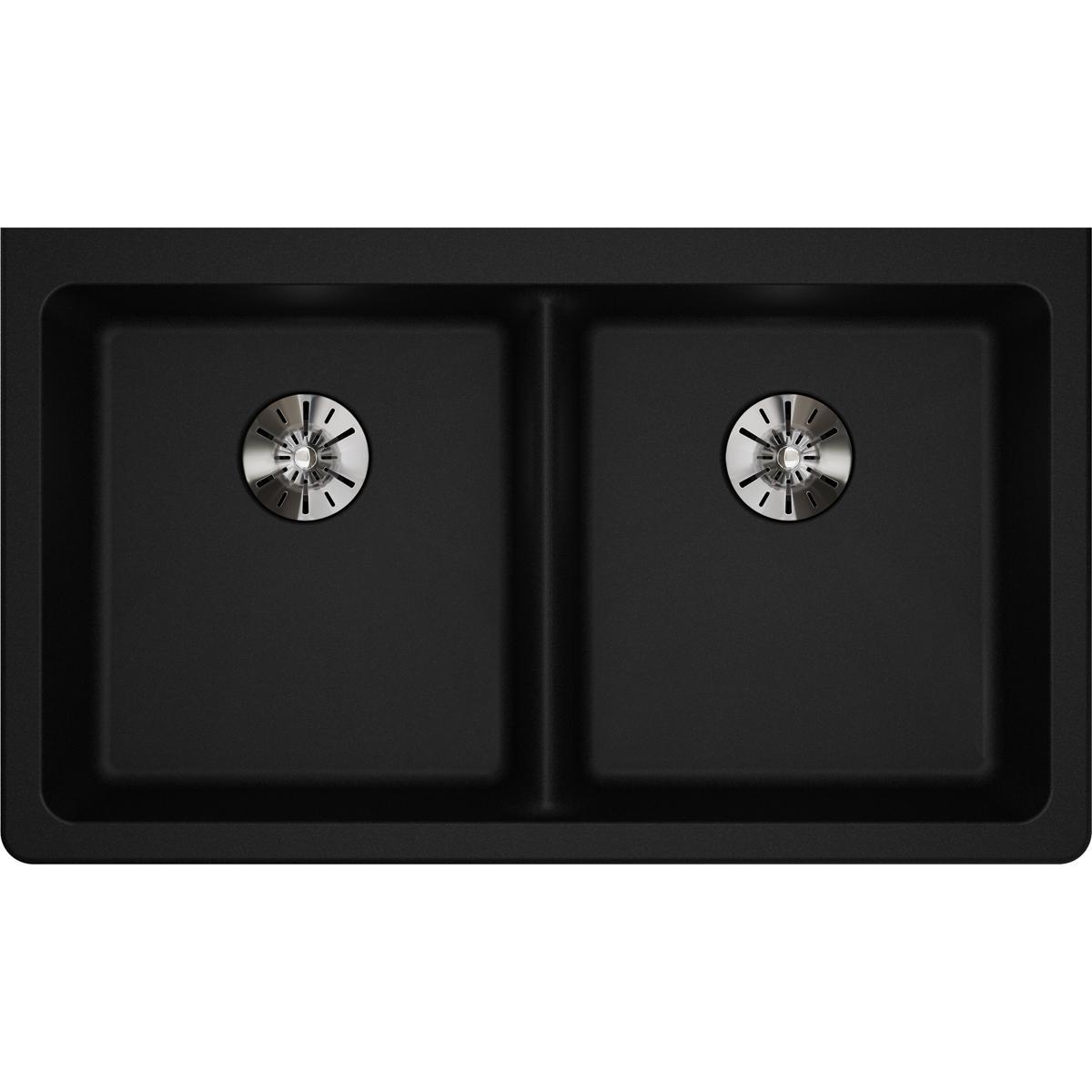 Elkay Quartz Classic 33" x 18-1/2" x 5-1/2", Undermount ADA Sink with Perfect Drain-DirectSinks