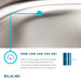 ELUH211810 Elkay Lustertone Classic Stainless Steel 23-5/8" x 21-1/4" x 10", Single Bowl Undermount Sink