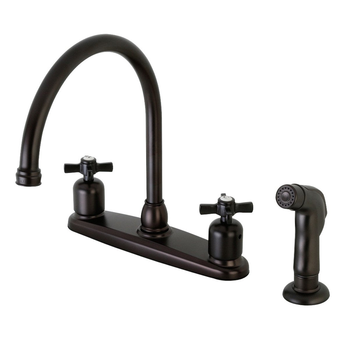 Kingston Brass Millennium Deck Mount Centerset Kitchen Faucet