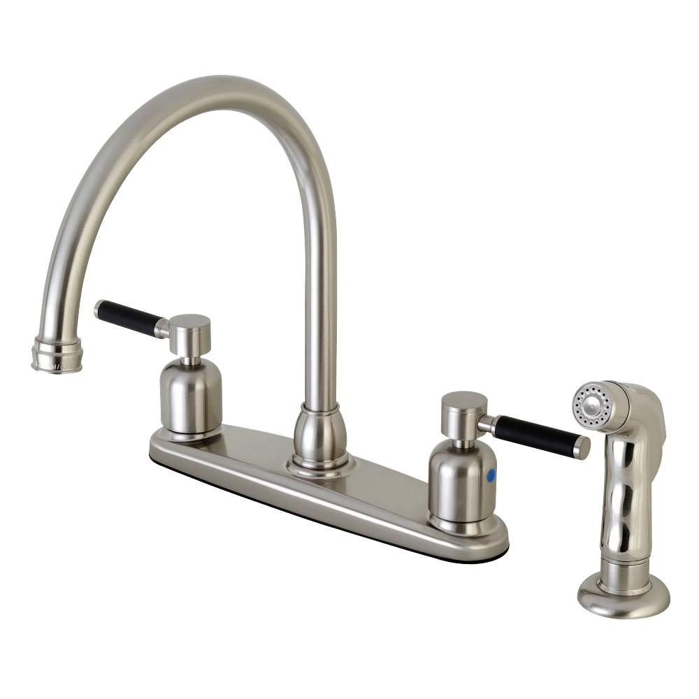 Kingston Brass Kaiser 4-Hole Centerset Kitchen Faucet