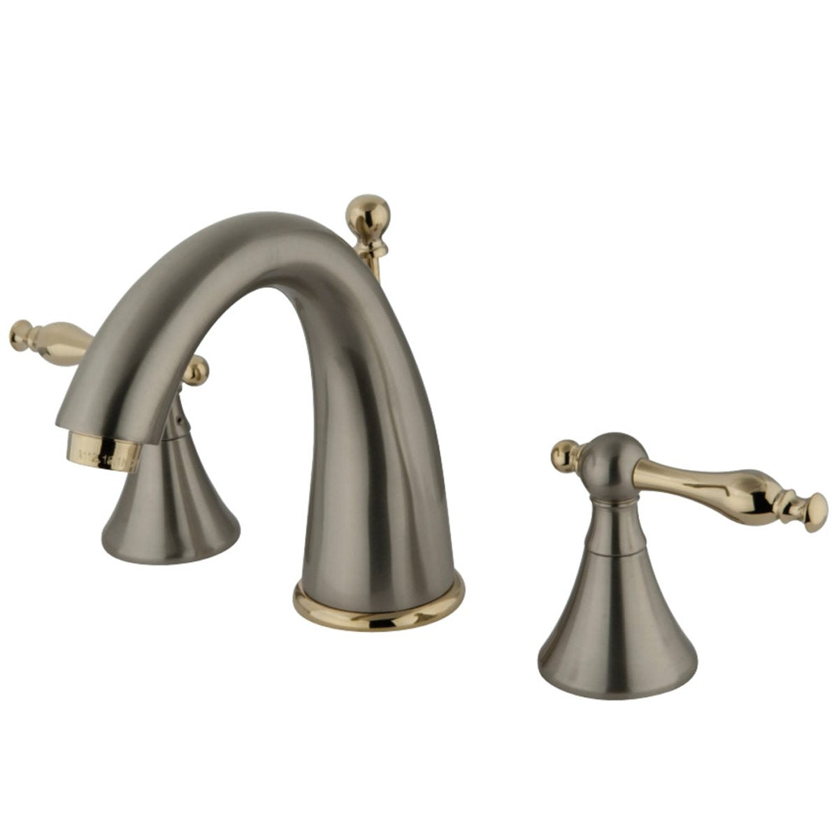 Kingston Brass Naples 3-Hole 8-Inch Widespread Bathroom Faucet