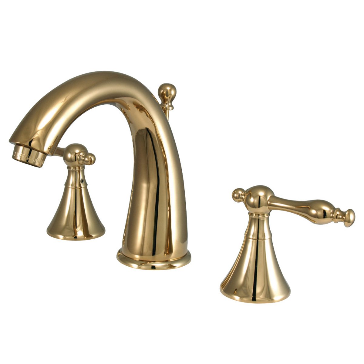 Kingston Brass Naples 3-Hole 8-Inch Widespread Bathroom Faucet