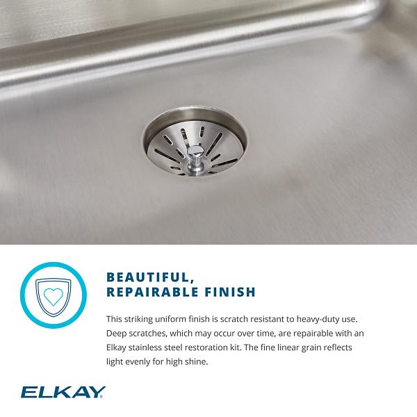 Information on Elkay's Lusterstone Finish