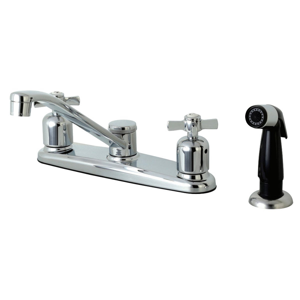 Kingston Brass FB112ZX Centerset Kitchen Faucet in Polished Chrome