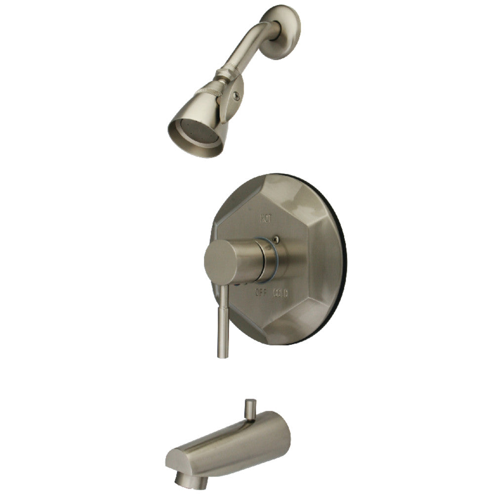 Kingston Brass Concord Tub and Shower Faucet with Single Handle