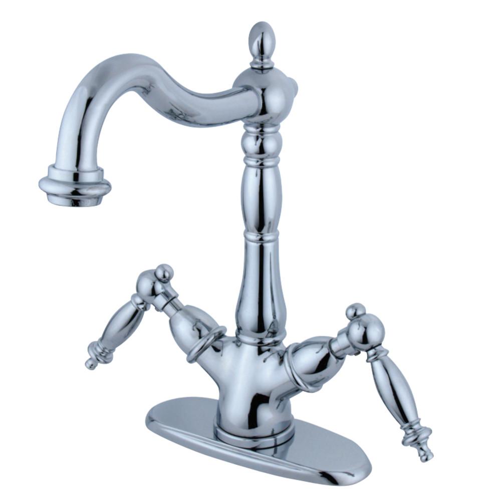 Kingston Brass Heritage Vessel Deck Mount Sink Faucet