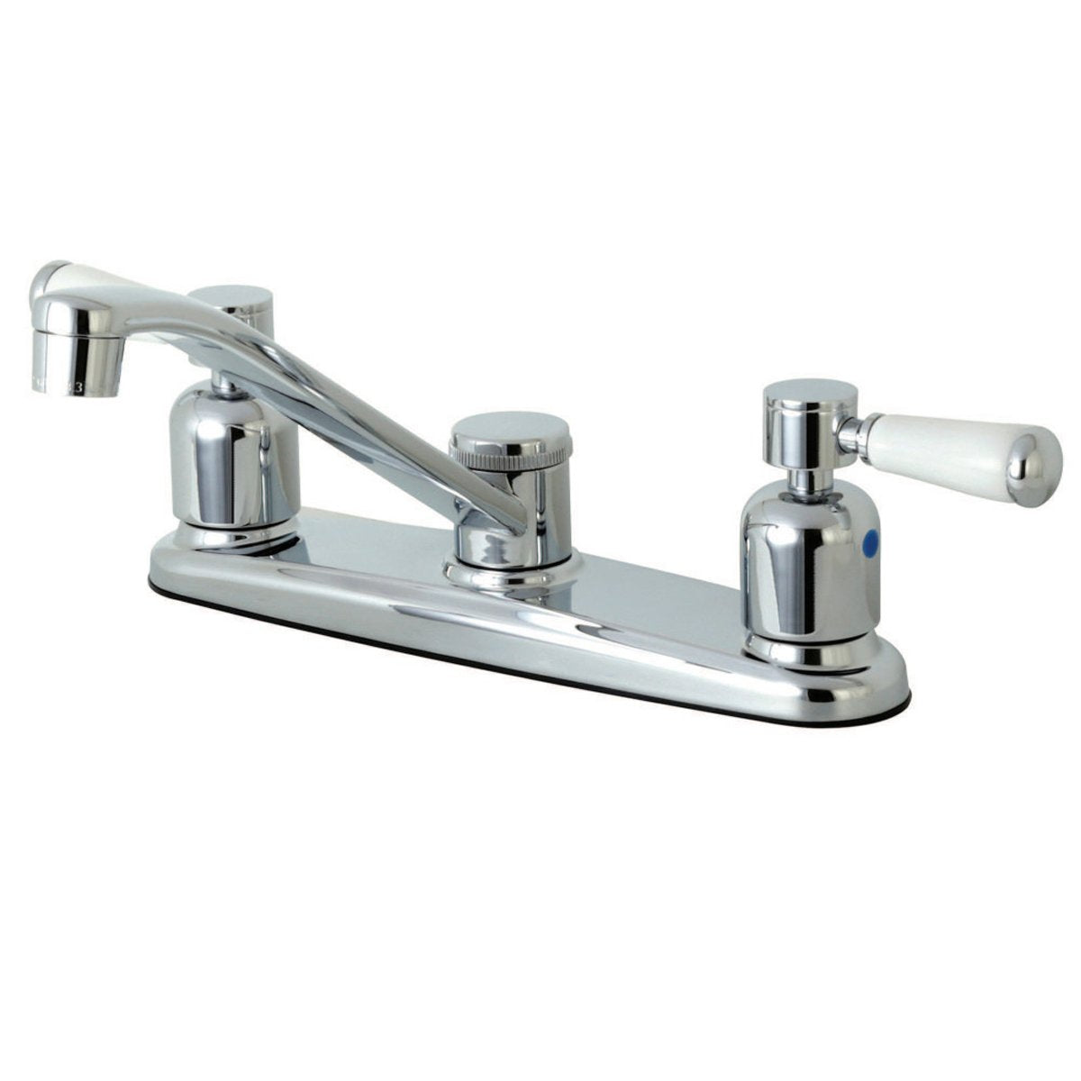 Kingston Brass FB111DPL Centerset Kitchen Faucet in Polished Chrome