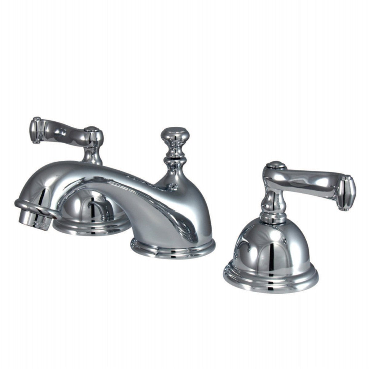 Kingston Brass Royale Deck Mount 8-Inch Widespread Bathroom Faucet