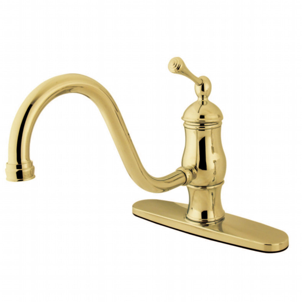 Kingston Brass Heritage Single Handle 8" Centerset Kitchen Faucet