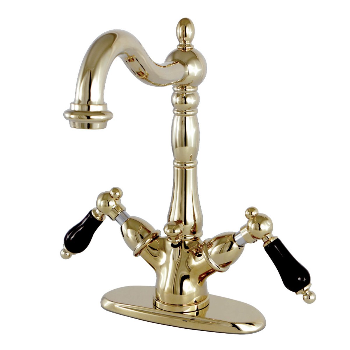 Kingston Brass Duchess Deck Mount 4-Inch Centerset Bathroom Faucet