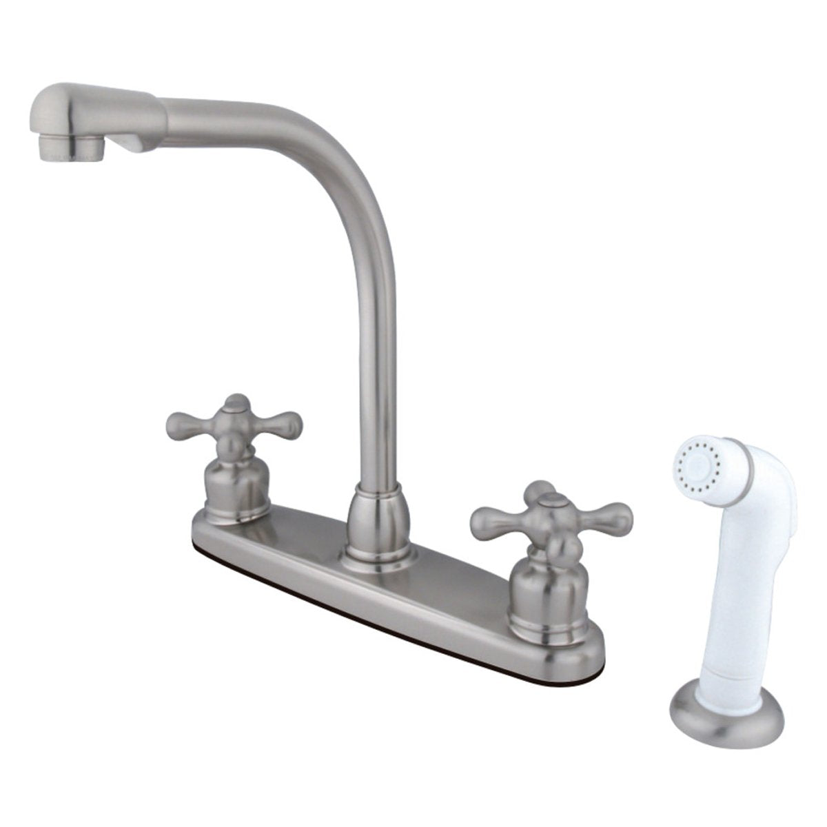 Kingston Brass Victorian Cross-Handle Centerset Kitchen Faucet