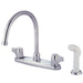 Kingston Brass KB772 8-Inch Centerset Kitchen Faucet in Polished Chrome-DirectSinks