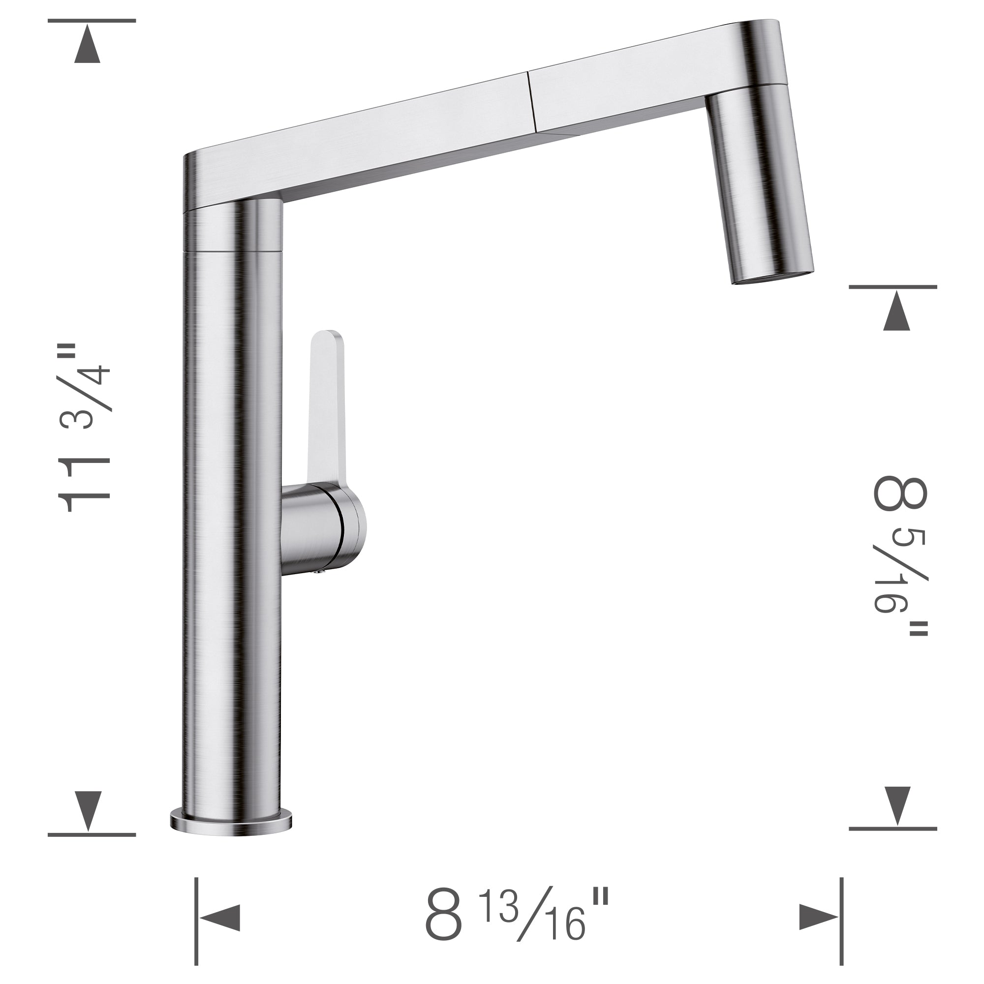 BLANCO Panera Pull-Out Kitchen Faucet in Stainless