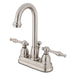 Kingston Brass Vintage 4-Inch Centerset 2-Handle Bathroom Faucet-DirectSinks