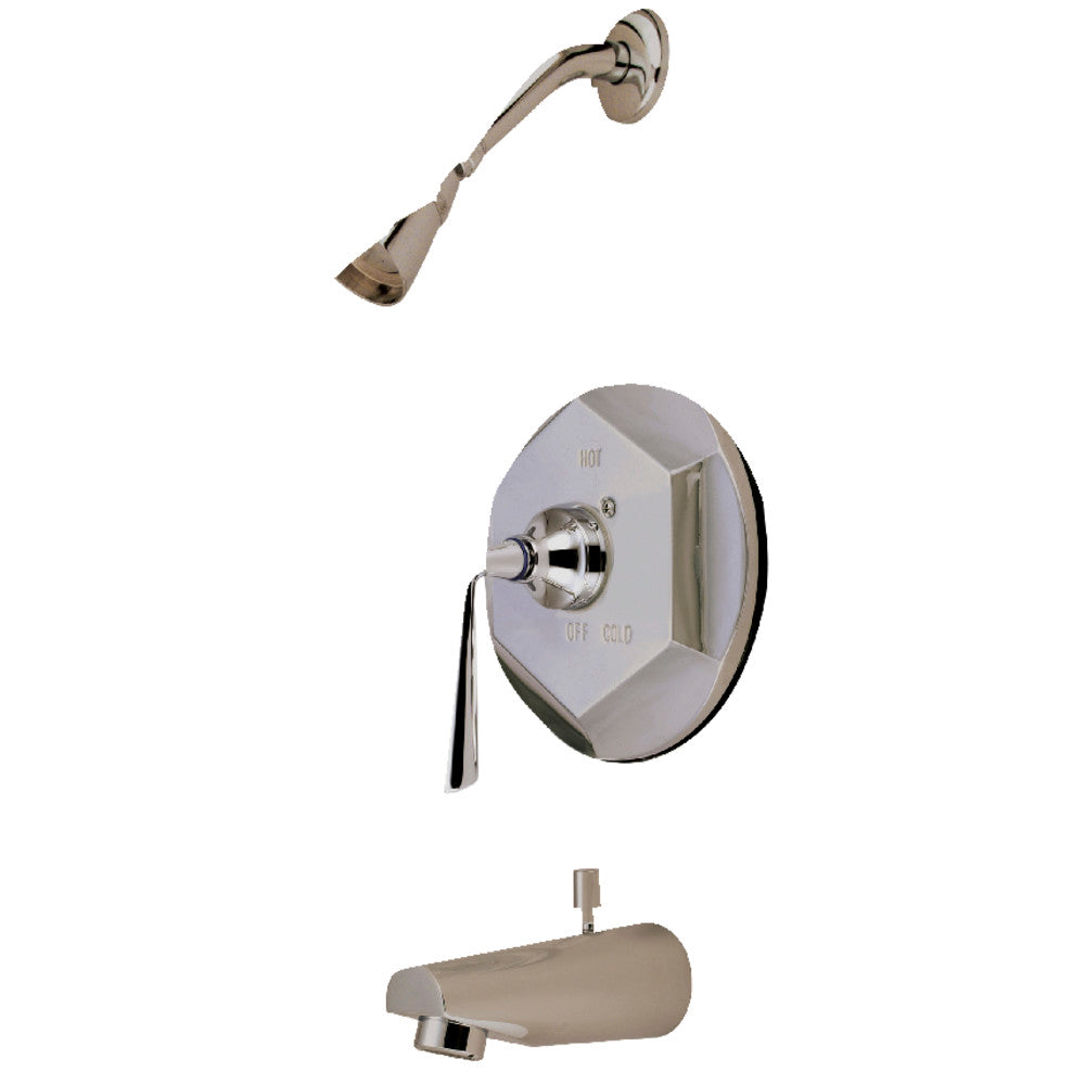 Kingston Brass Silver Sage Contemporary Single Handle Tub and Shower Faucet