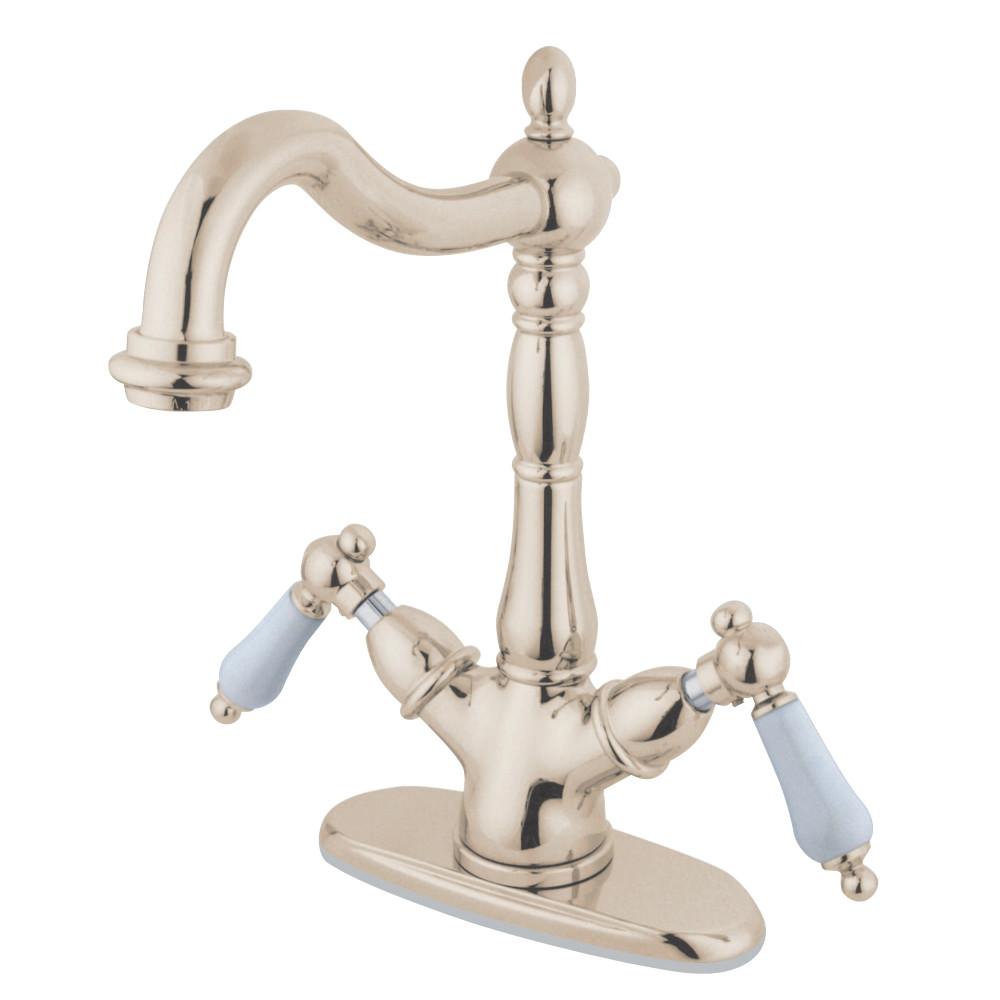 Kingston Brass Heritage Deck Mount 2-Handle Vessel Sink Faucet