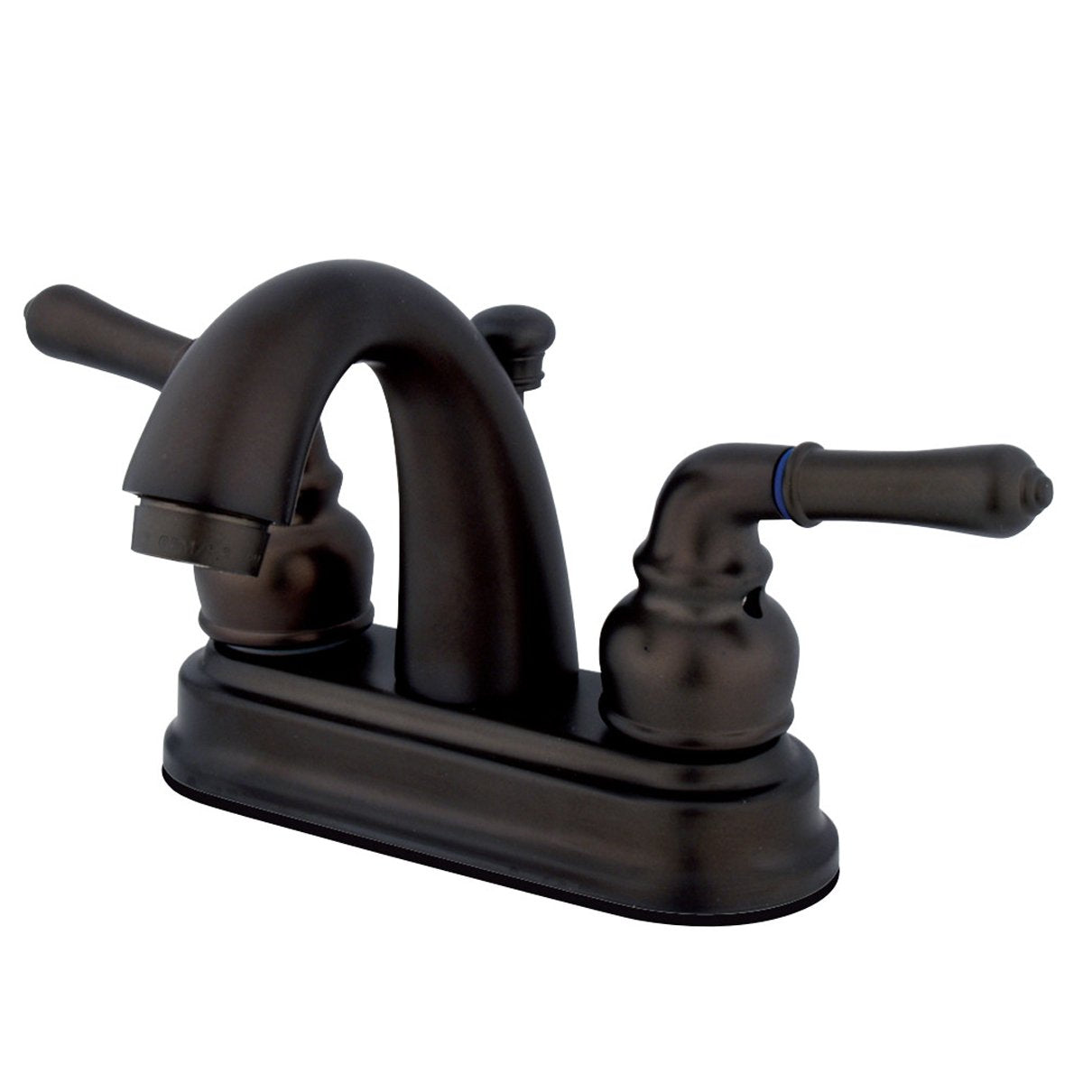 Kingston Brass Naples Deck Mount 4-Inch Centerset Bathroom Faucet