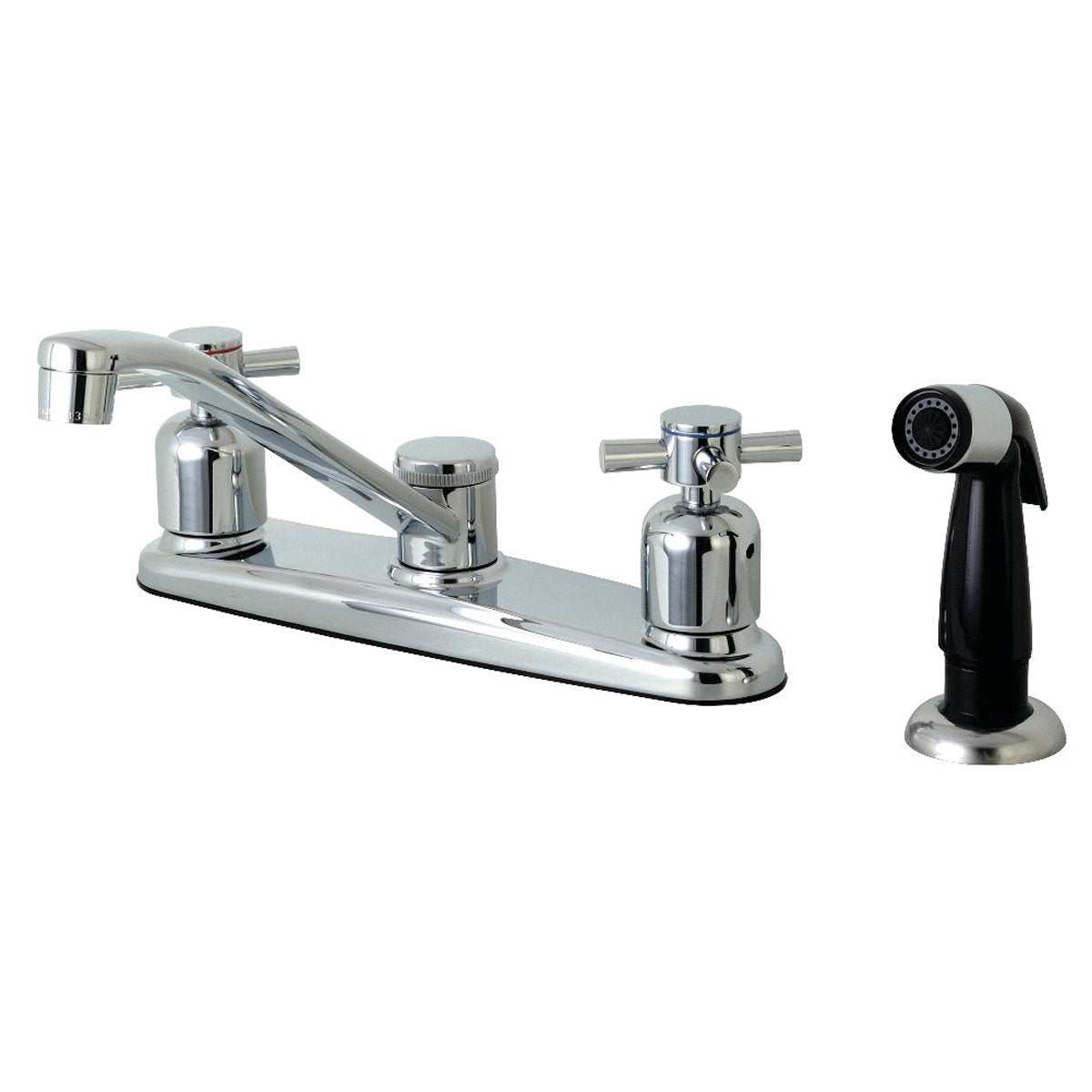 Kingston Brass FB112DX Centerset Kitchen Faucet in Polished Chrome