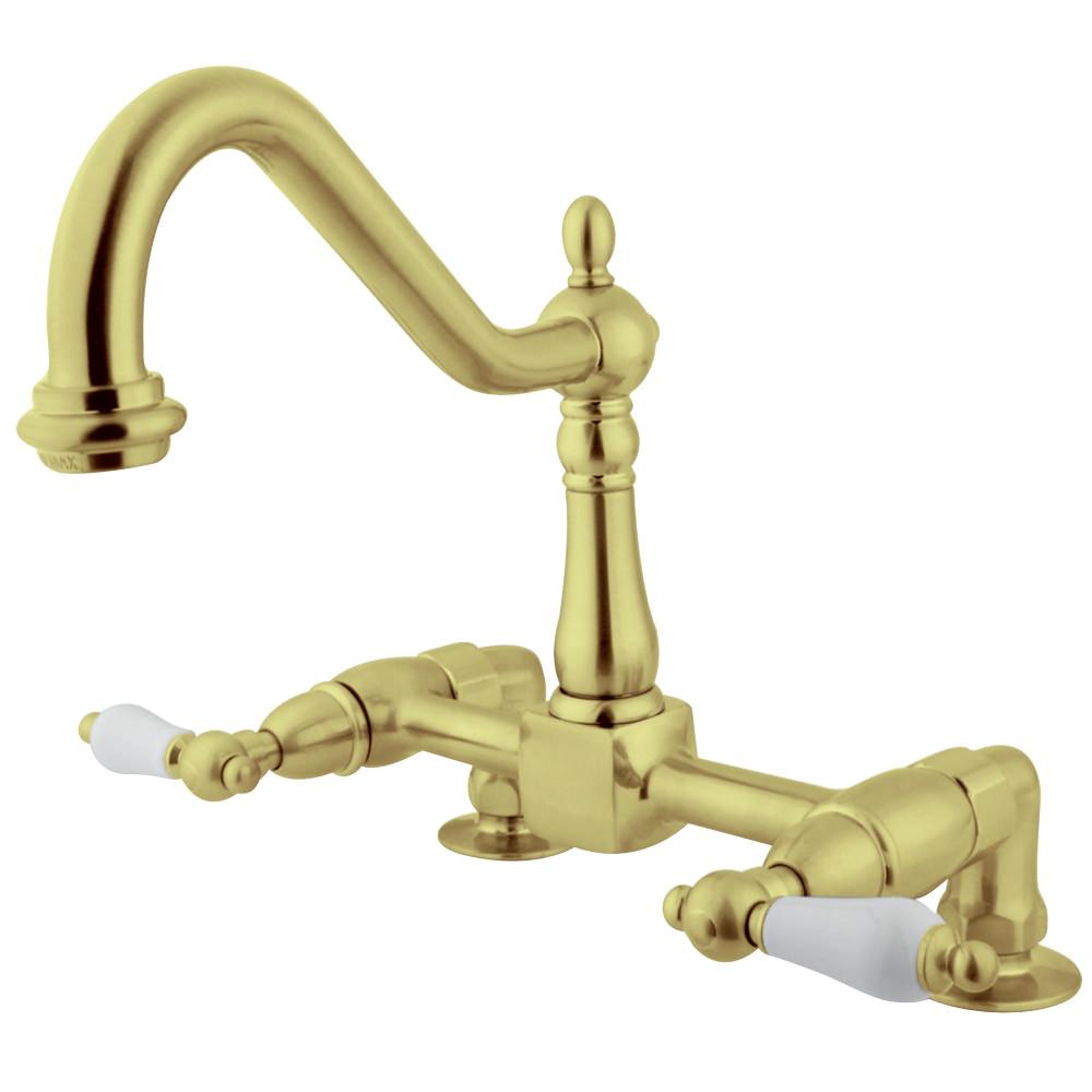Kingston Brass Heritage 8-Inch Centers Kitchen Faucet