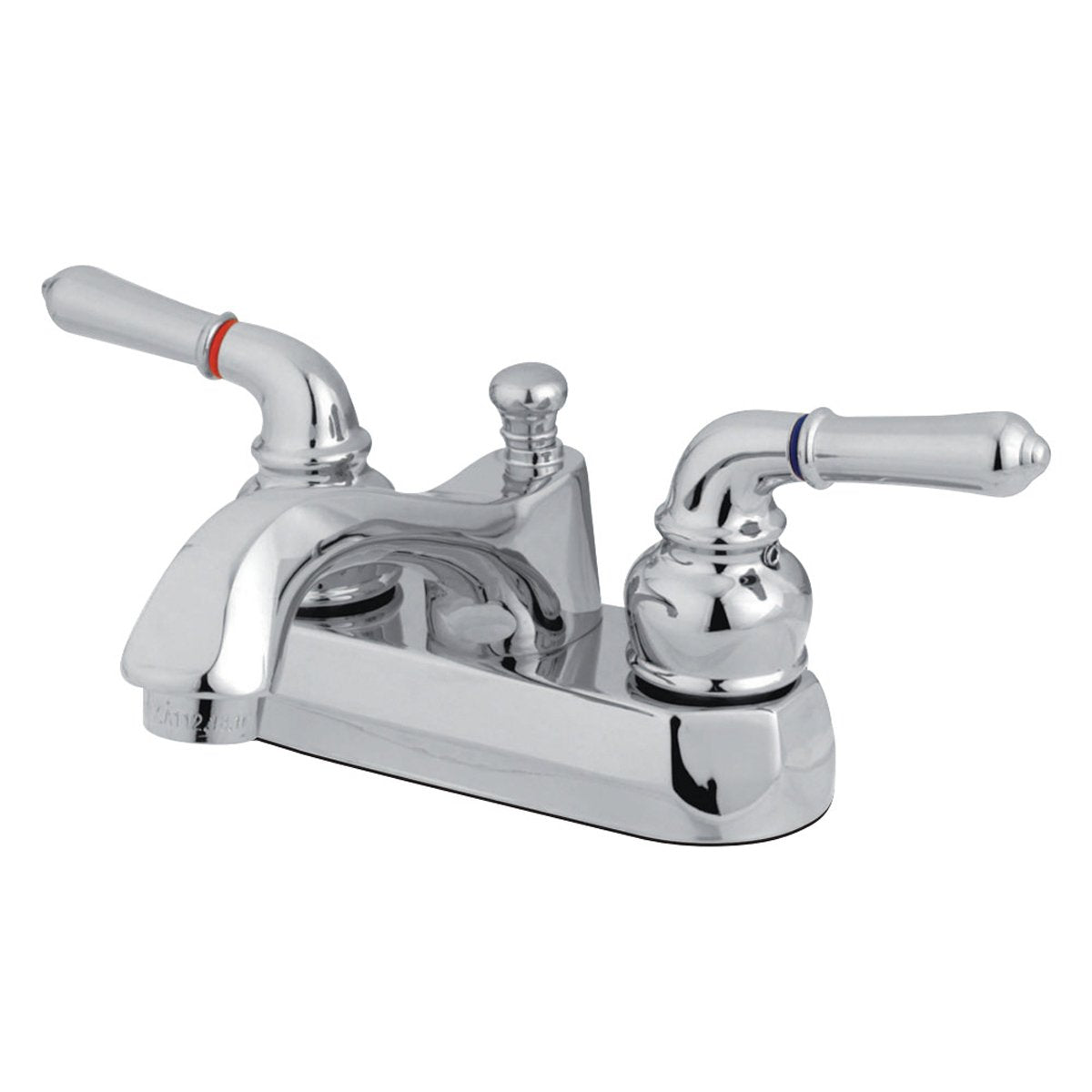 Kingston Brass KS4261NML 4-Inch Centerset Bathroom Faucet in Polished Chrome-DirectSinks