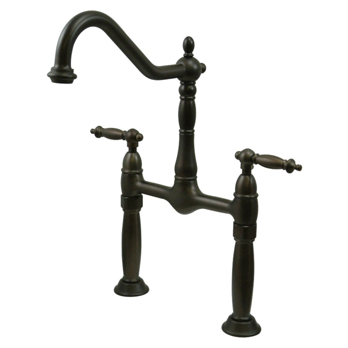 Kingston Brass Victorian 2-Hole Deck Mount Vessel Sink Faucet
