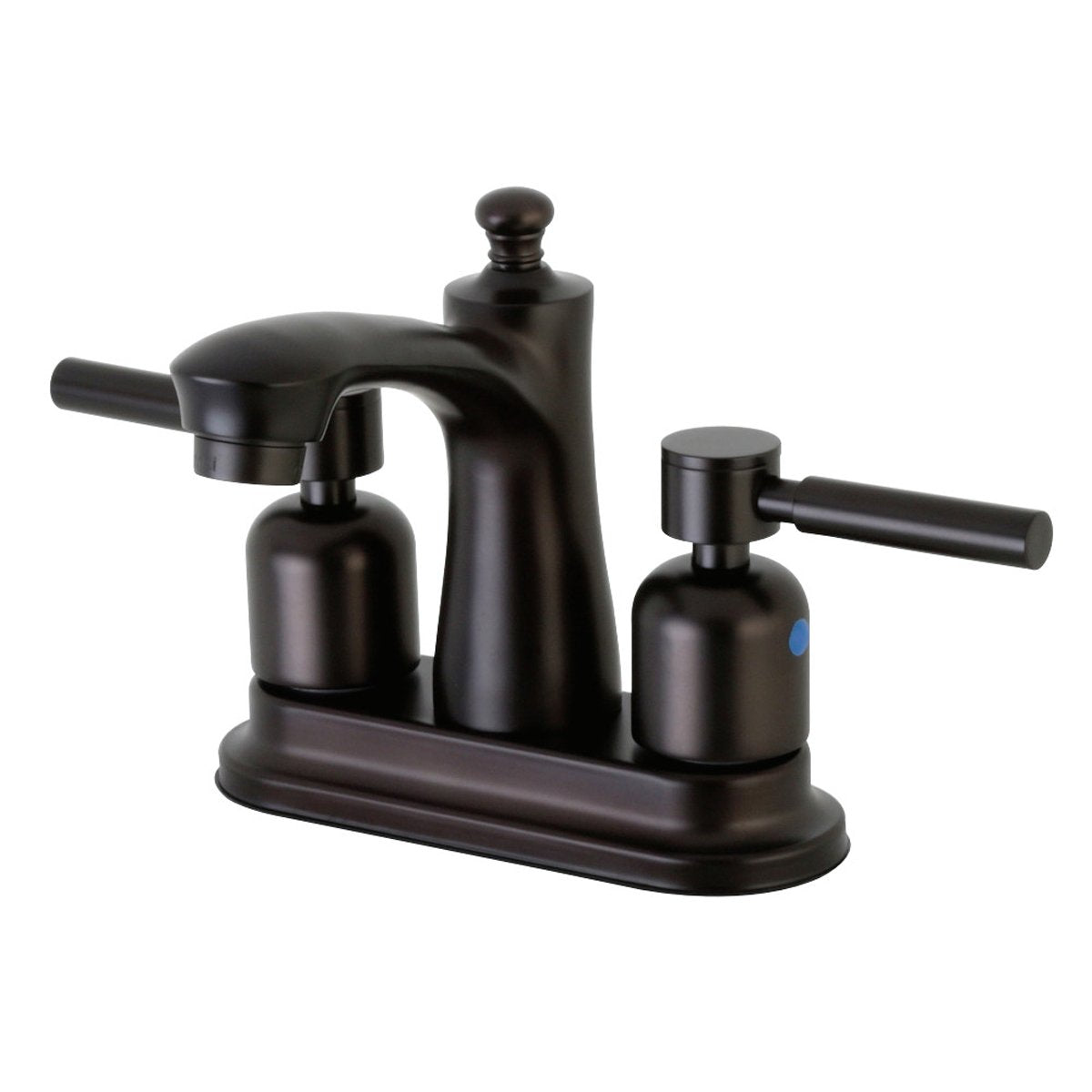 Kingston Brass Concord 4-Inch 3-Hole Centerset Deck Mount Bathroom Faucet