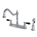 Kingston Brass Duchess Centerset Kitchen Faucet-DirectSinks