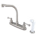 Kingston Brass 4-Hole 8-Inch Centerset Kitchen Faucet-DirectSinks