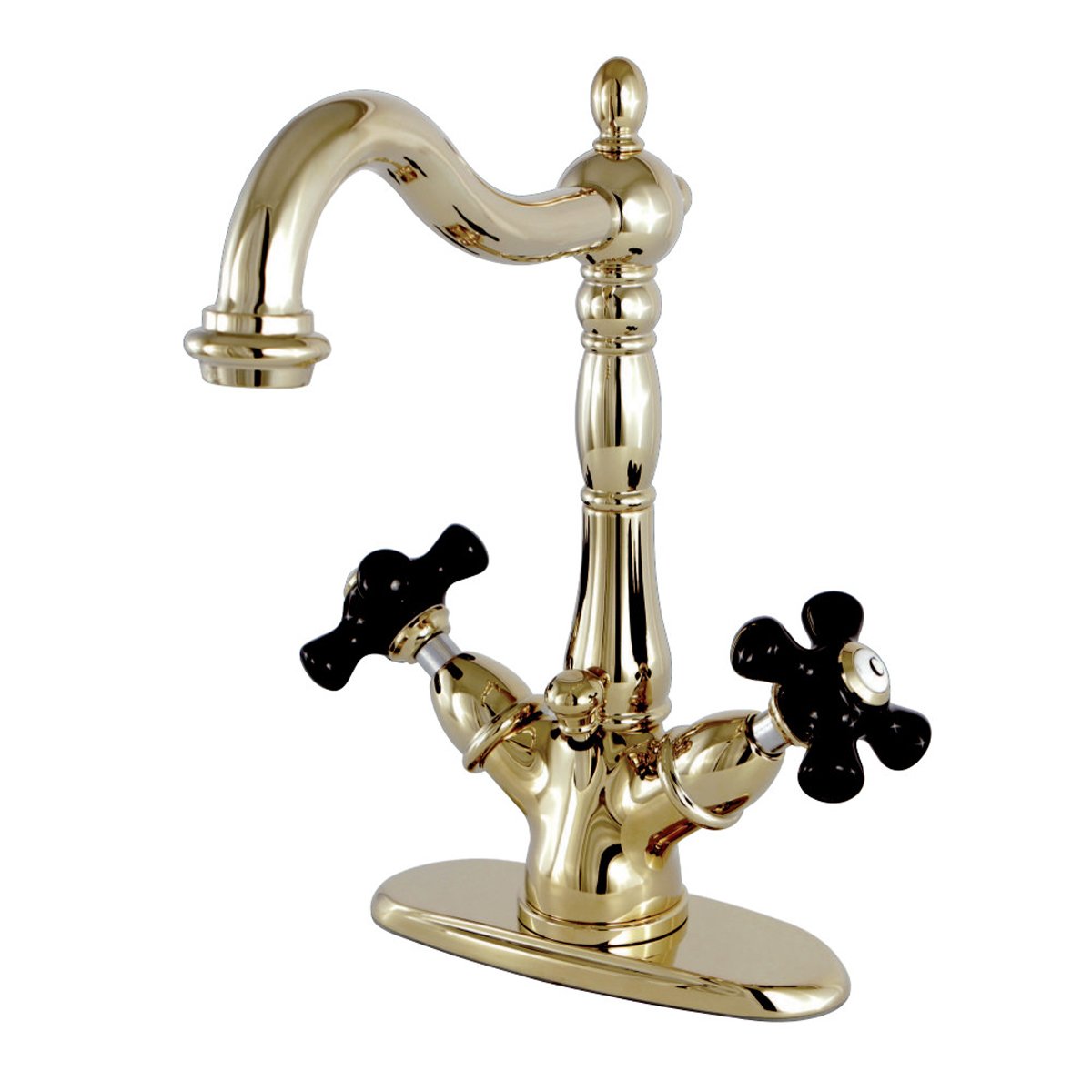 Kingston Brass Duchess 4-Inch Centerset Deck Mount Bathroom Faucet