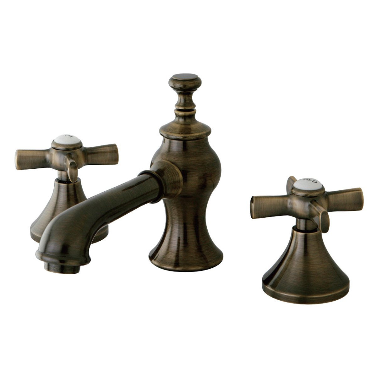 Kingston Brass Millennium 3-Hole 8" Widespread Bathroom Faucet