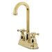 Kingston Brass Cross-Handle 4-Inch Centerset Bathroom Faucet-DirectSinks