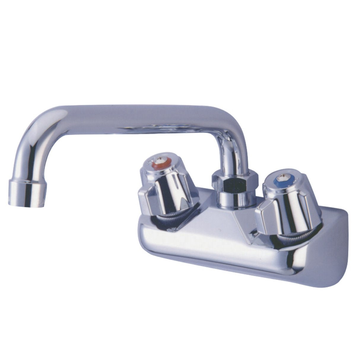Kingston Brass KF421 Proseal 4-Inch Centerset Wall Mount Kitchen Faucet in Polished Chrome