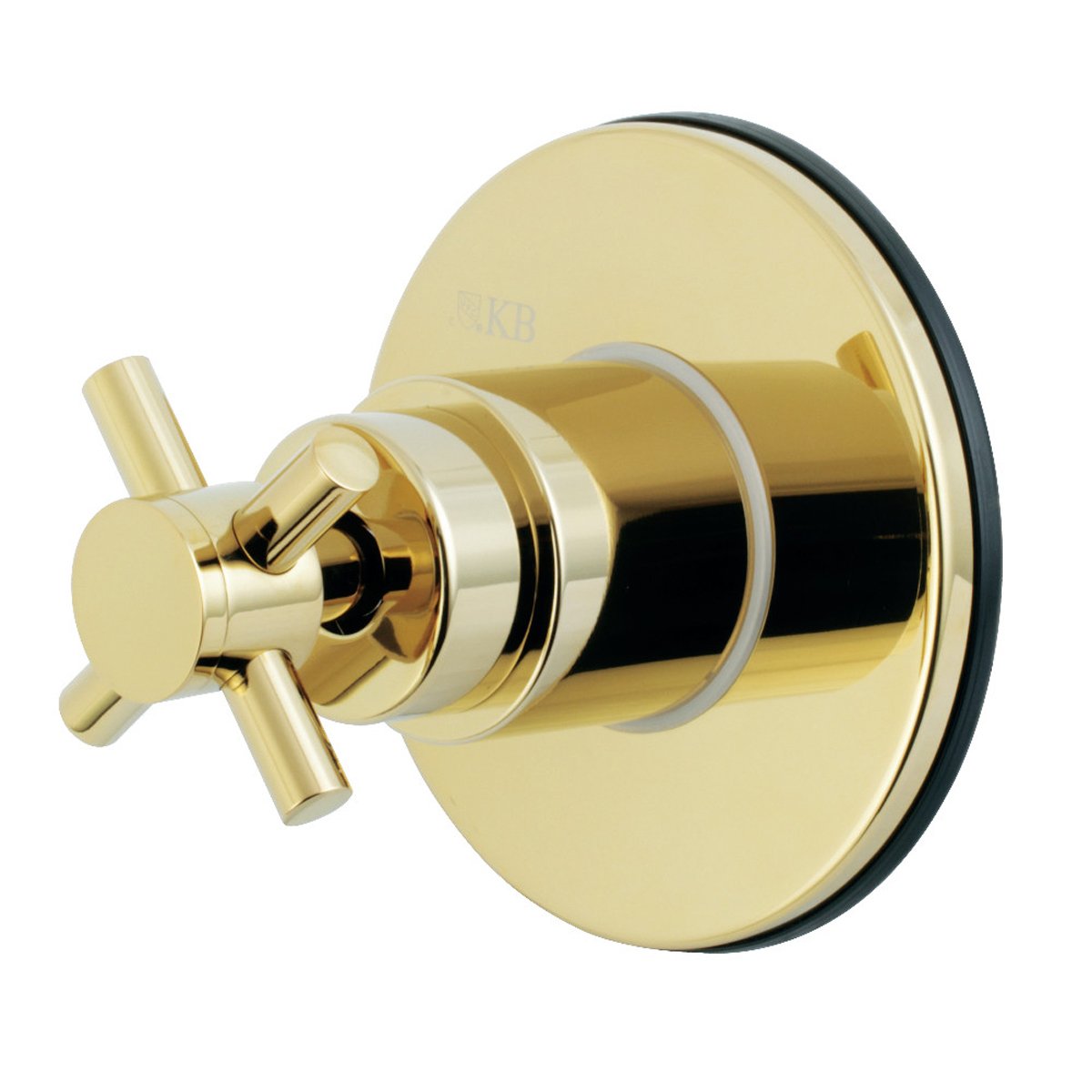 Kingston Brass Concord 1-Hole Single-Handle Three-Way Diverter Valve with Trim Kit