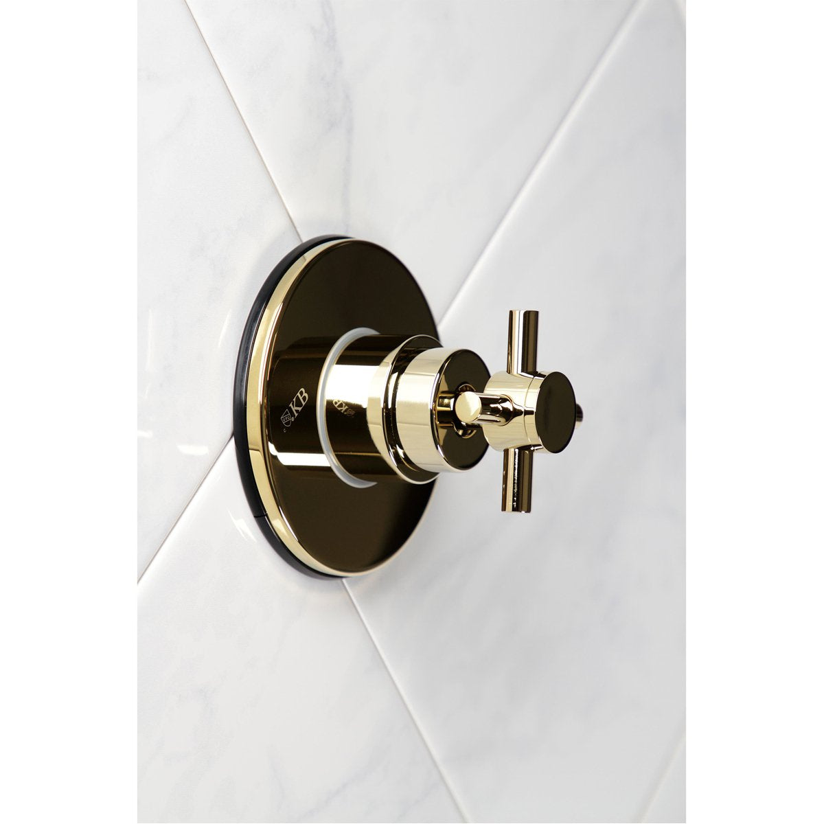 Kingston Brass Concord 1-Hole Single-Handle Three-Way Diverter Valve with Trim Kit