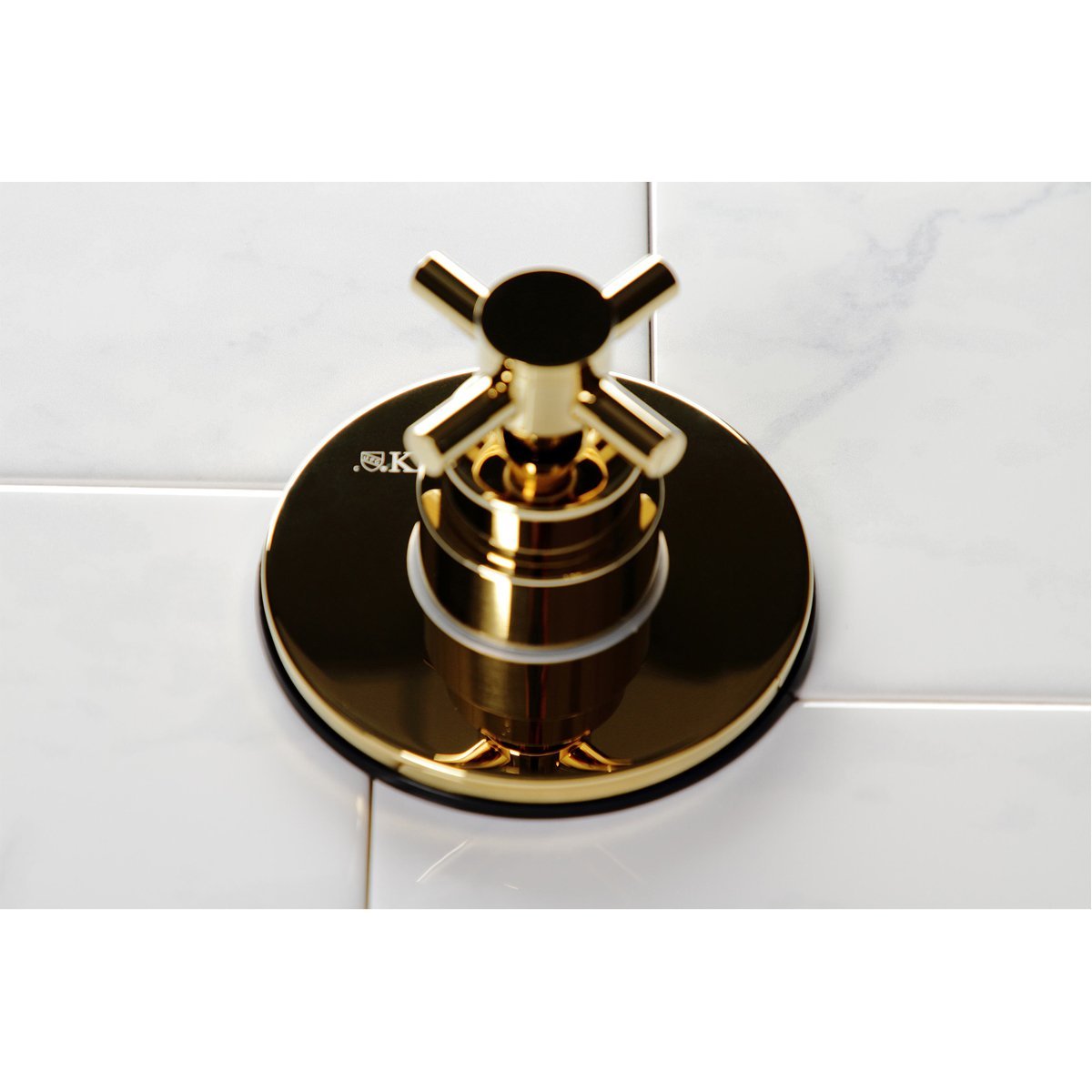 Kingston Brass Concord 1-Hole Single-Handle Three-Way Diverter Valve with Trim Kit