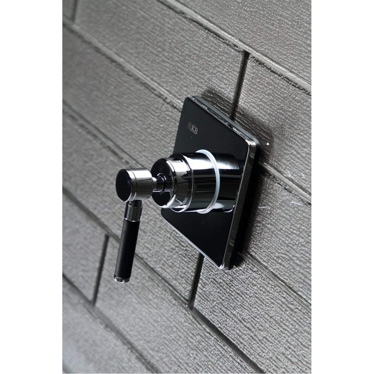 Kingston Brass Concord Three-Way Diverter Valve with Single-Handle and Square Plate