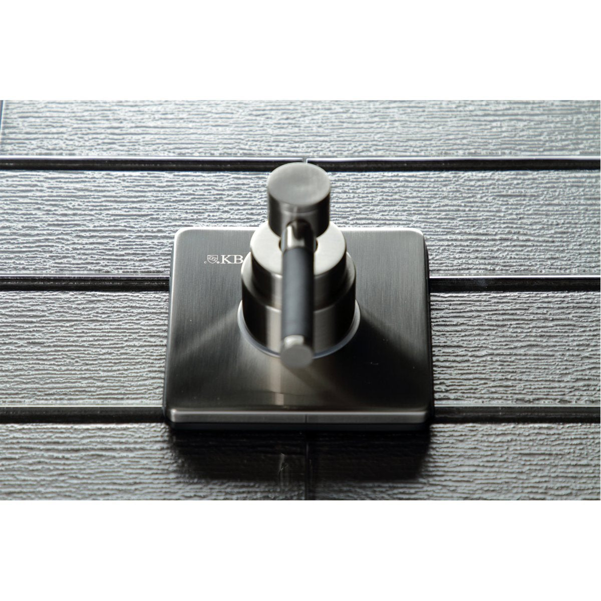 Kingston Brass Concord Three-Way Diverter Valve with Single-Handle and Square Plate
