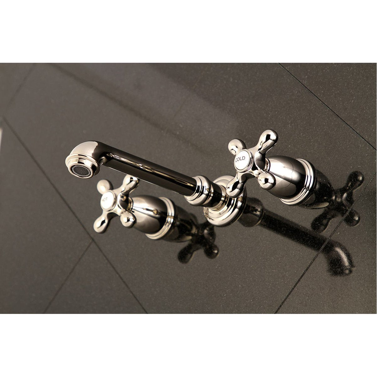 Kingston Brass English Country 2-Handle Wall Mount Roman Tub Faucet