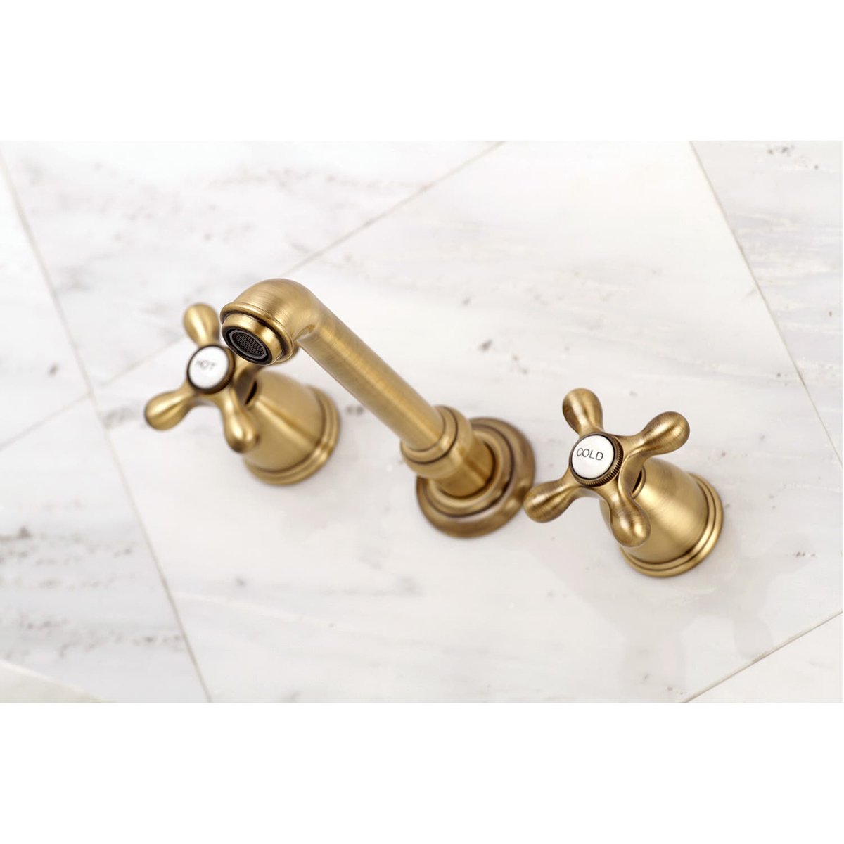 Kingston Brass English Country 2-Handle Wall Mount Roman Tub Faucet